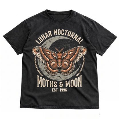 Three Cecropia Luna Moth Moon Night Graphic Enthusiast Gift Unisex TShirt