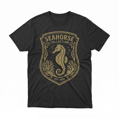 Seahorse Ocean Life Graphic Marine Animal Beach Coastal Nautical Sea Creature Aesthetic Gift Unisex TShirt