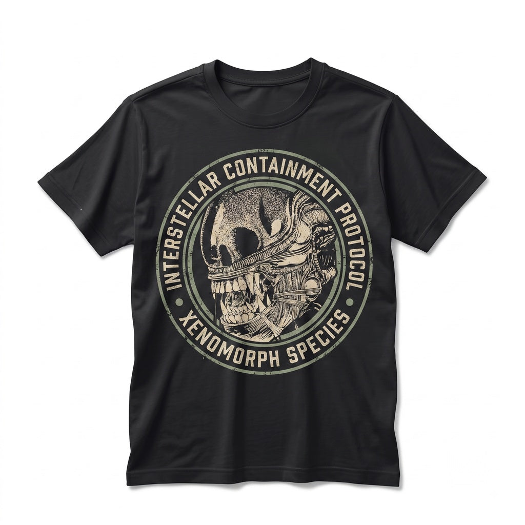 Vintage Grunge Sci-Fi Horror Extraterrestrial Movie Graphic Crewneck Fleece Pullover Unisex TShirt