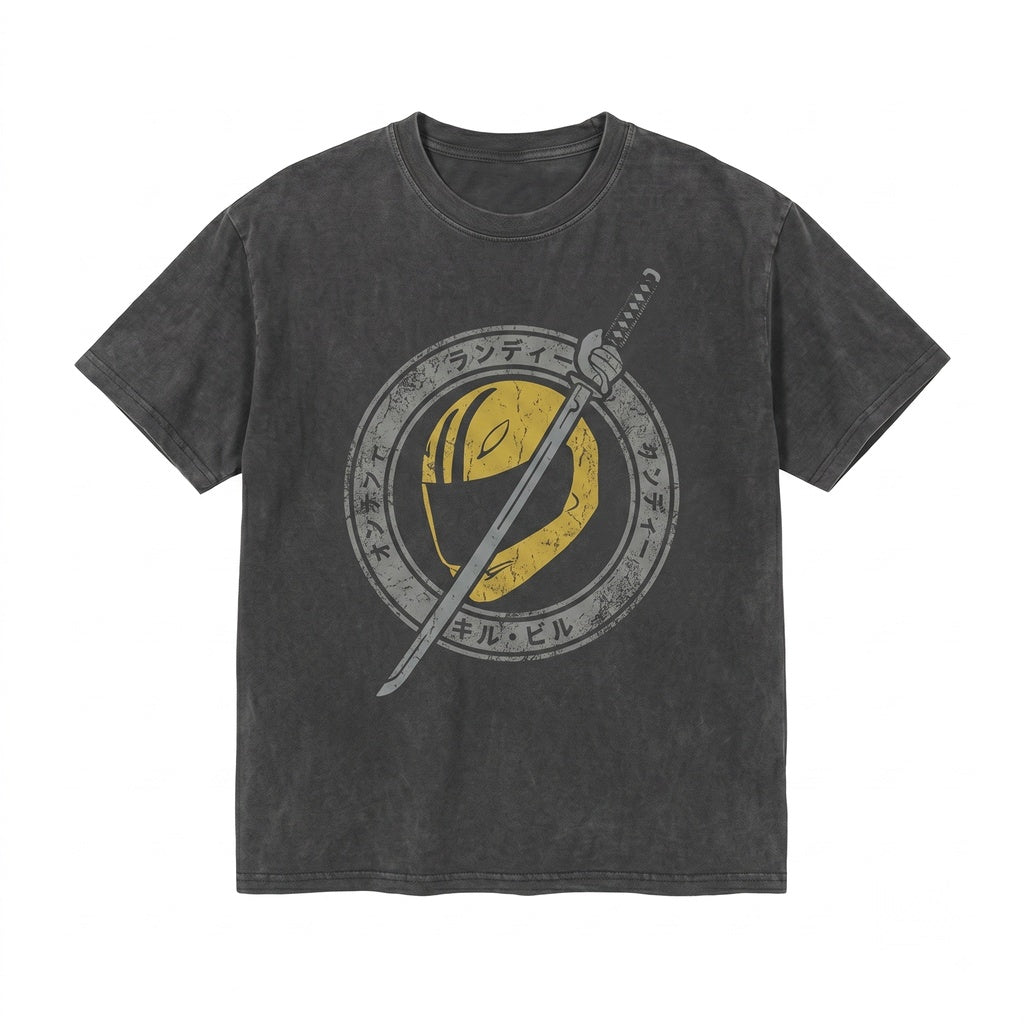 Vintage Japanese Samurai Katana Sword Martial Arts Action Cinema Graphic Unisex TShirt
