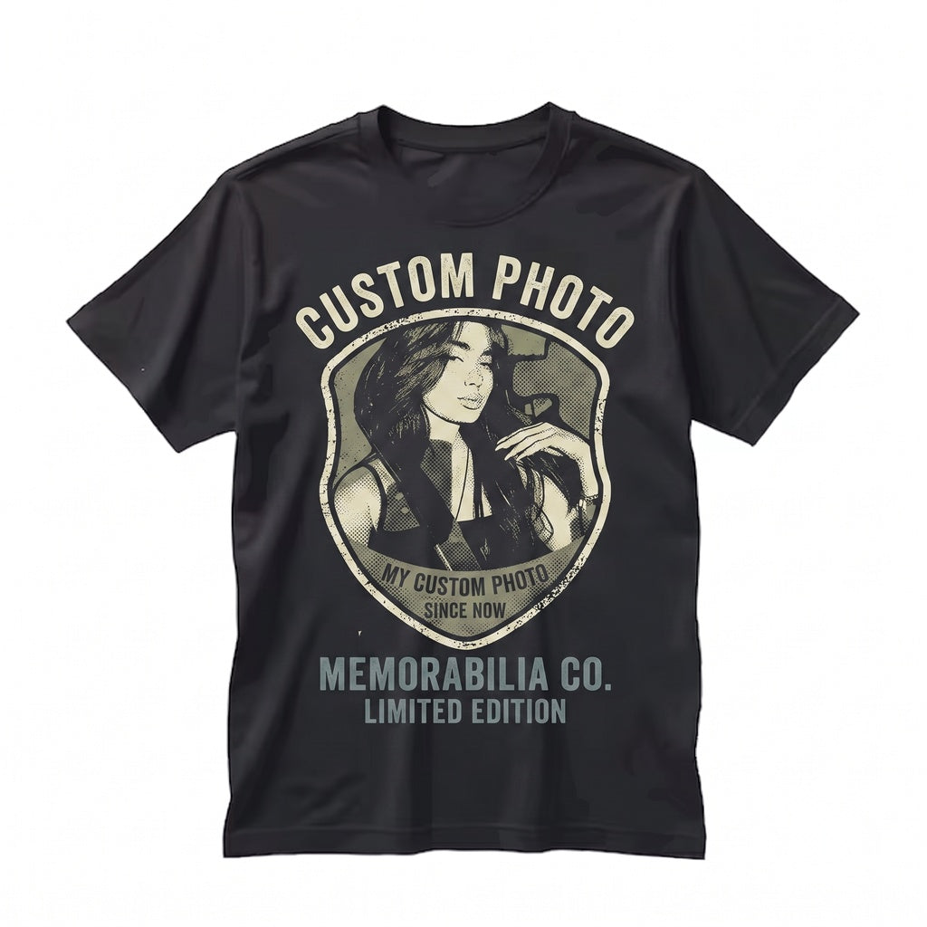 Customized Heavyweight Garment-Dyed Muscle Top with Photo Picture Logo Image Print, Unisex TShirt
