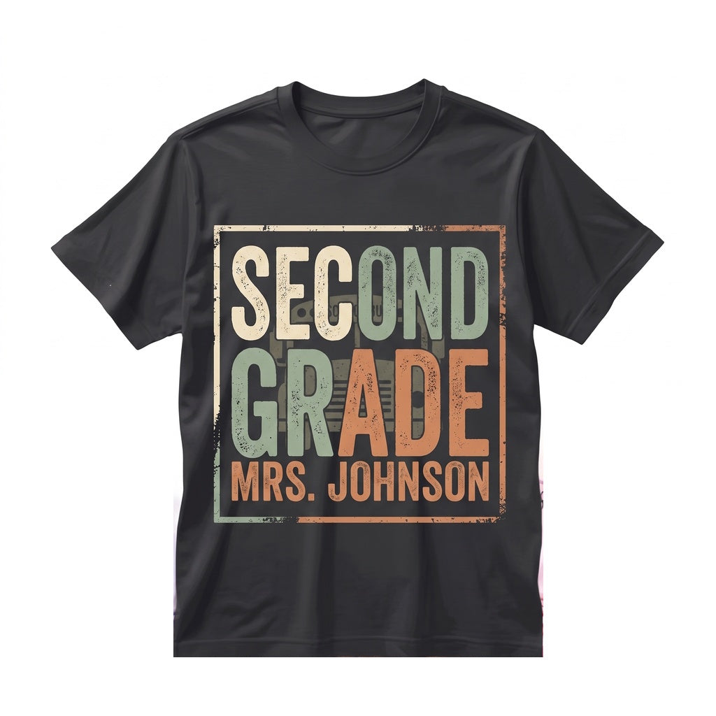 Second Grade Teacher Back To School Elementary Educator Classroom Gift Apparel Unisex TShirt