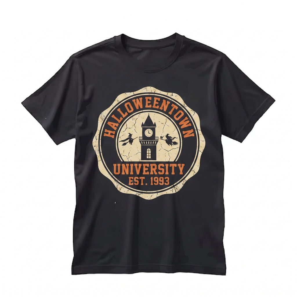 Vintage Halloween College Gothic Spooky Season Fall Costume Party Unisex TShirt