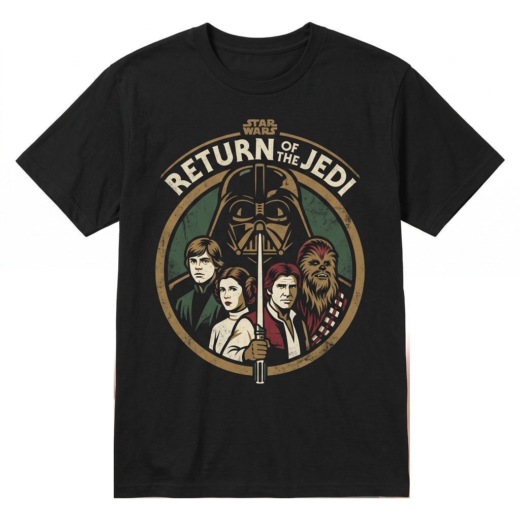 Vintage Sci-Fi Galactic Empire Movie Graphic Apparel for Men Women, Family Vacation Unisex TShirt
