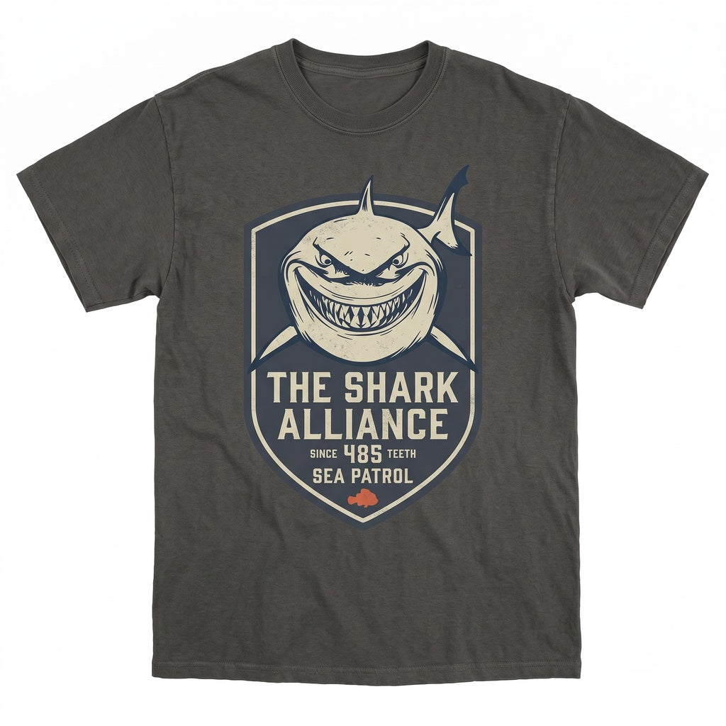Vintage Clownfish Ocean Adventure Family Vacation Graphic Bruce Shark Movie Travel Apparel Unisex TShirt