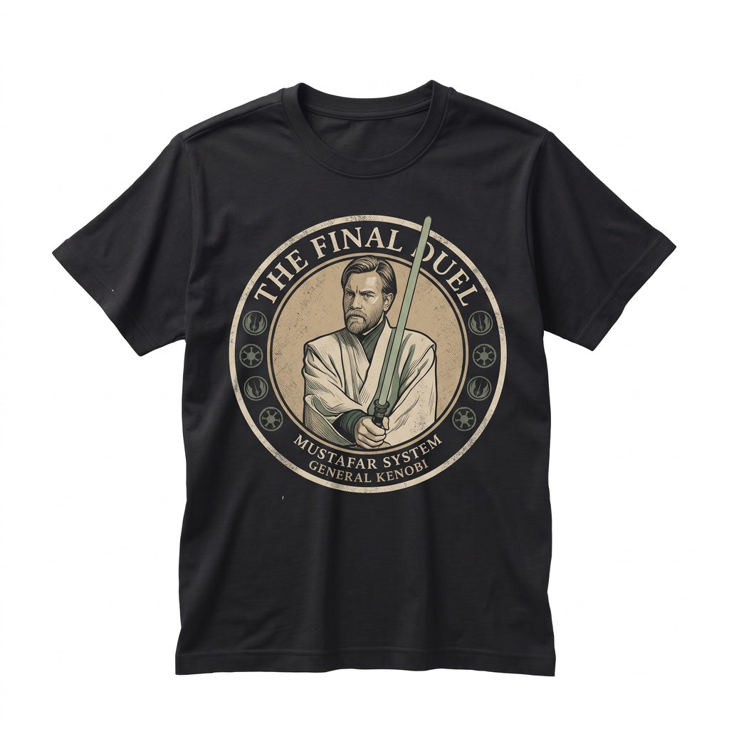 Retro Anakin Skywalker Obi Wan Kenobi Matching Sci-Fi Theme Park Graphic Vintage Cotton Top, Unisex TShirt