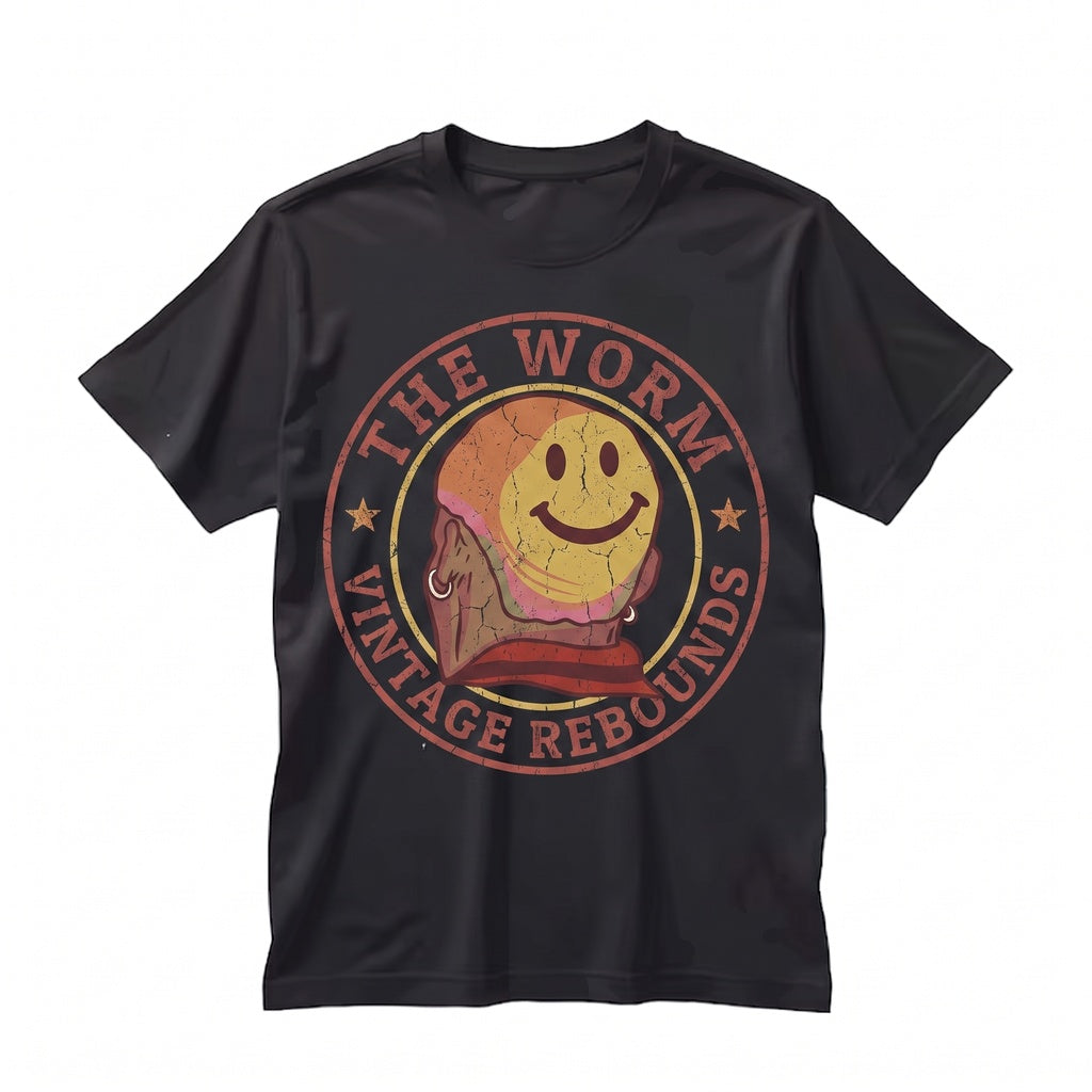 Vintage 90s Dennis Rodman Graphic Top, Funny The Worm Rebound Hoops Apparel Unisex TShirt