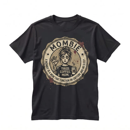 Mombie Like A Zombie Funny Halloween Mom Life Spooky Witch Garment Dyed Gift Unisex TShirt