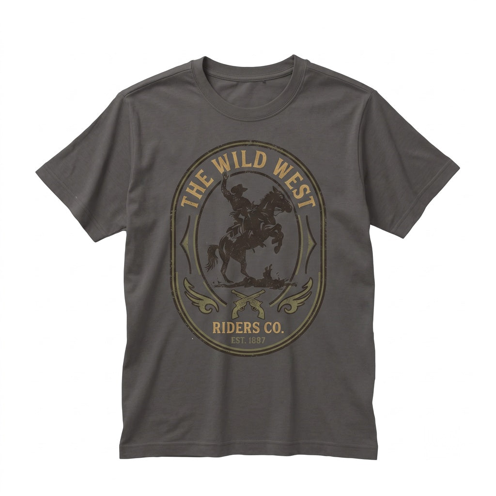 Vintage Cowboy Graphic Rodeo Western Country Apparel Unisex TShirt