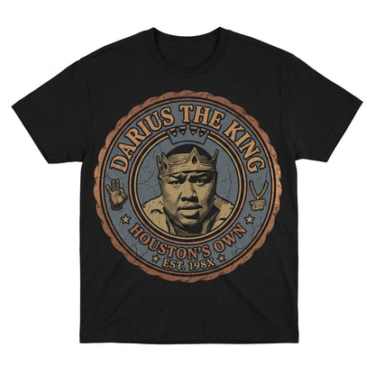 King Darius Retro Graphic Apparel, Novelty Present for Men and Women Unisex TShirt