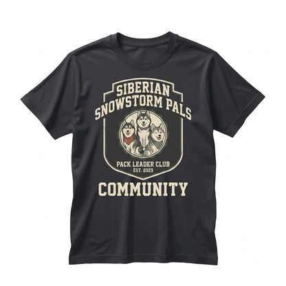 Siberian Husky Dog Lover Charming Graphic Print Soft Cotton Unisex TShirt
