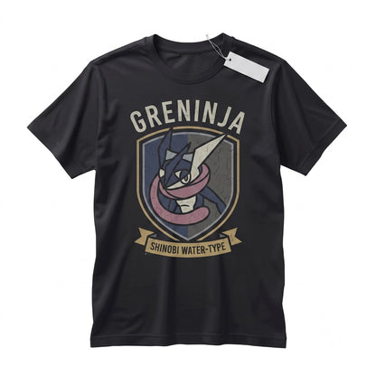 Greninja Anime Ninja Water Frog Graphic Vintage Wash Sleeveless Gamer Gift Unisex TShirt