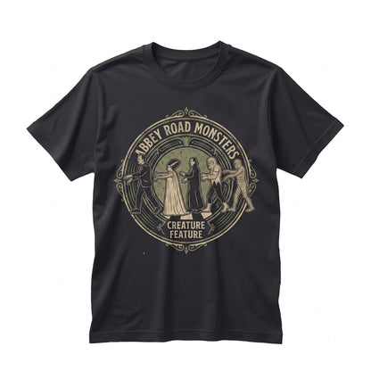 Vintage Halloween Monster Mash Gothic Classic Horror Vampire Creature Spooky Season Apparel Unisex TShirt