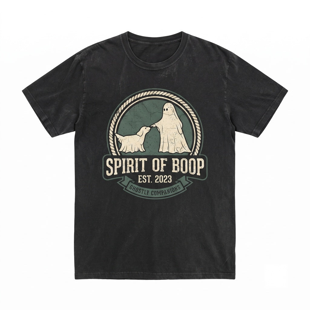 Halloween Boo-p Ghost Dog Apparel, Spooky Pet Costume, Cute Puppy Outfit, Unisex TShirt