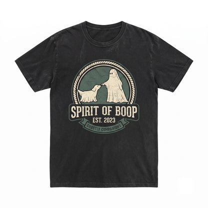 Halloween Boo-p Ghost Dog Apparel, Spooky Pet Costume, Cute Puppy Outfit, Unisex TShirt