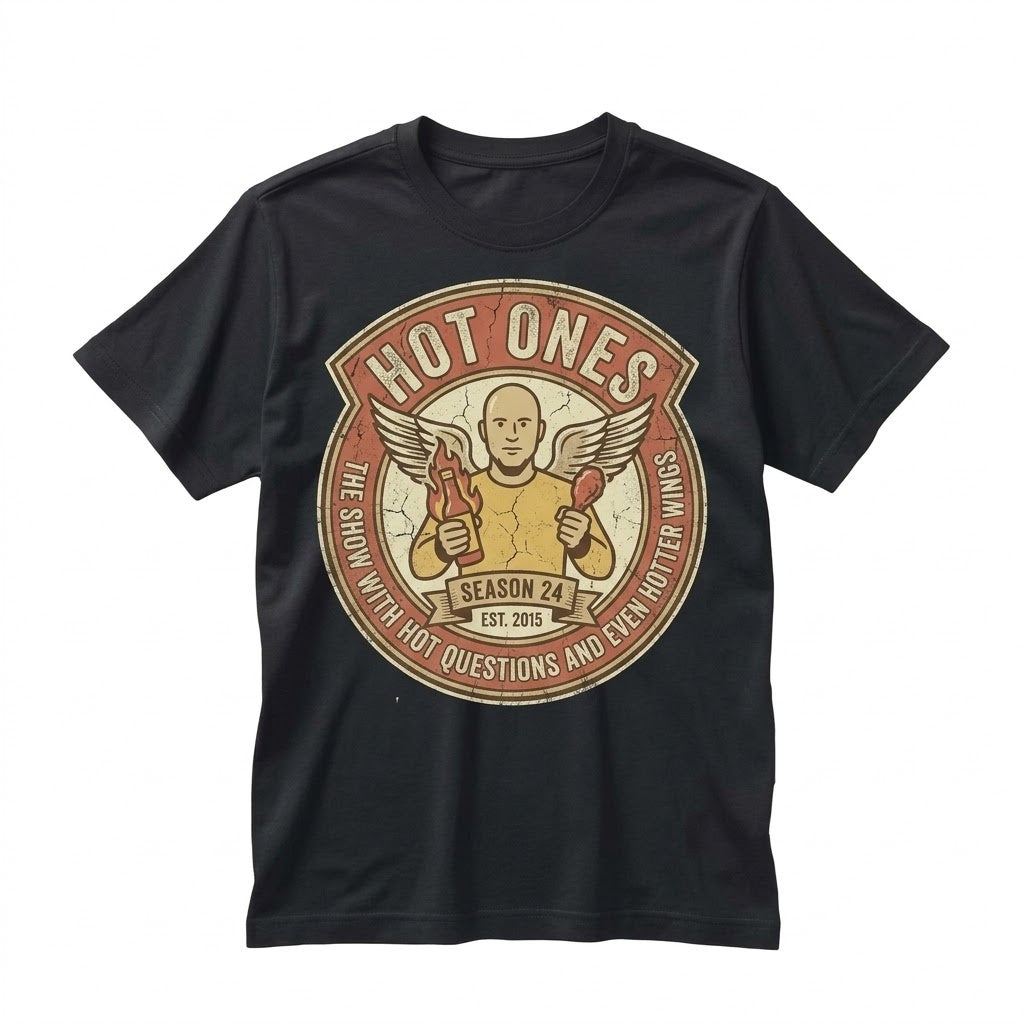 Spicy Wings Interview Talk Show Graphic Cotton Apparel Unisex TShirt