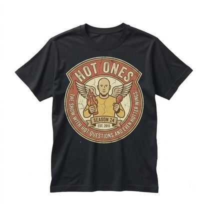 Spicy Wings Interview Talk Show Graphic Cotton Apparel Unisex TShirt