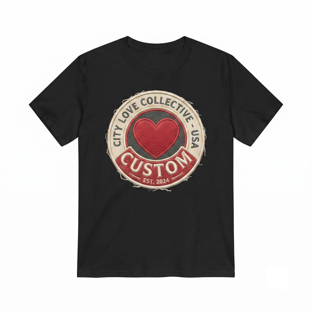 Personalized Custom Heart Graphic Apparel Valentine Present Unisex TShirt
