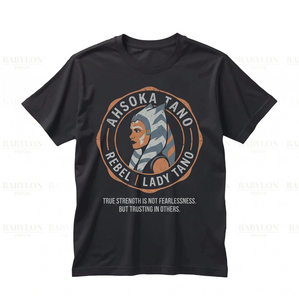 Vintage Ahsoka Tano Retro Graphic Galactic Clone Rebel Space Fan Apparel Unisex TShirt