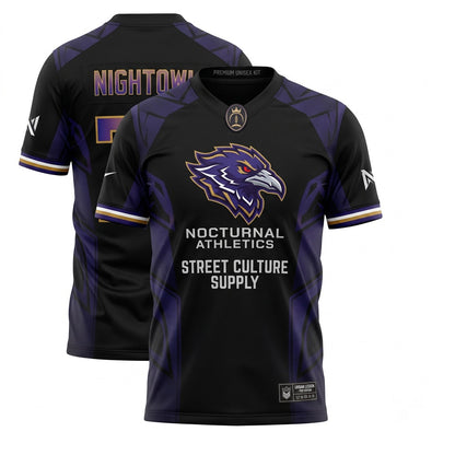 Unisex Game Day Athletic Football Fan Jersey - Lightweight Breathable Stitched Mesh