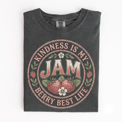 Positive Teacher Kindness Strawberry Graphic Classroom Floral Gift Unisex TShirt