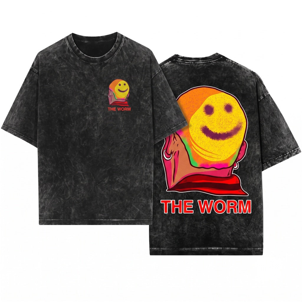 Dennis The Worm Graphic Vintage Rebounder Basketball Unisex Wash T-Shirt