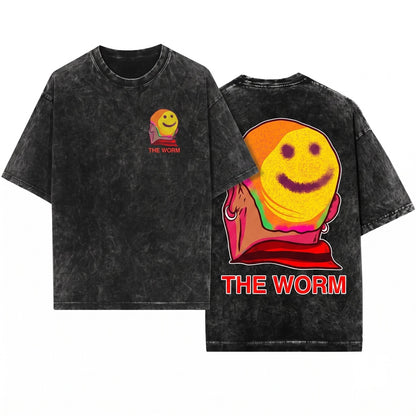 Dennis The Worm Graphic Vintage Rebounder Basketball Unisex Wash T-Shirt