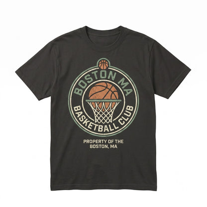 Boston Basketball Graphic