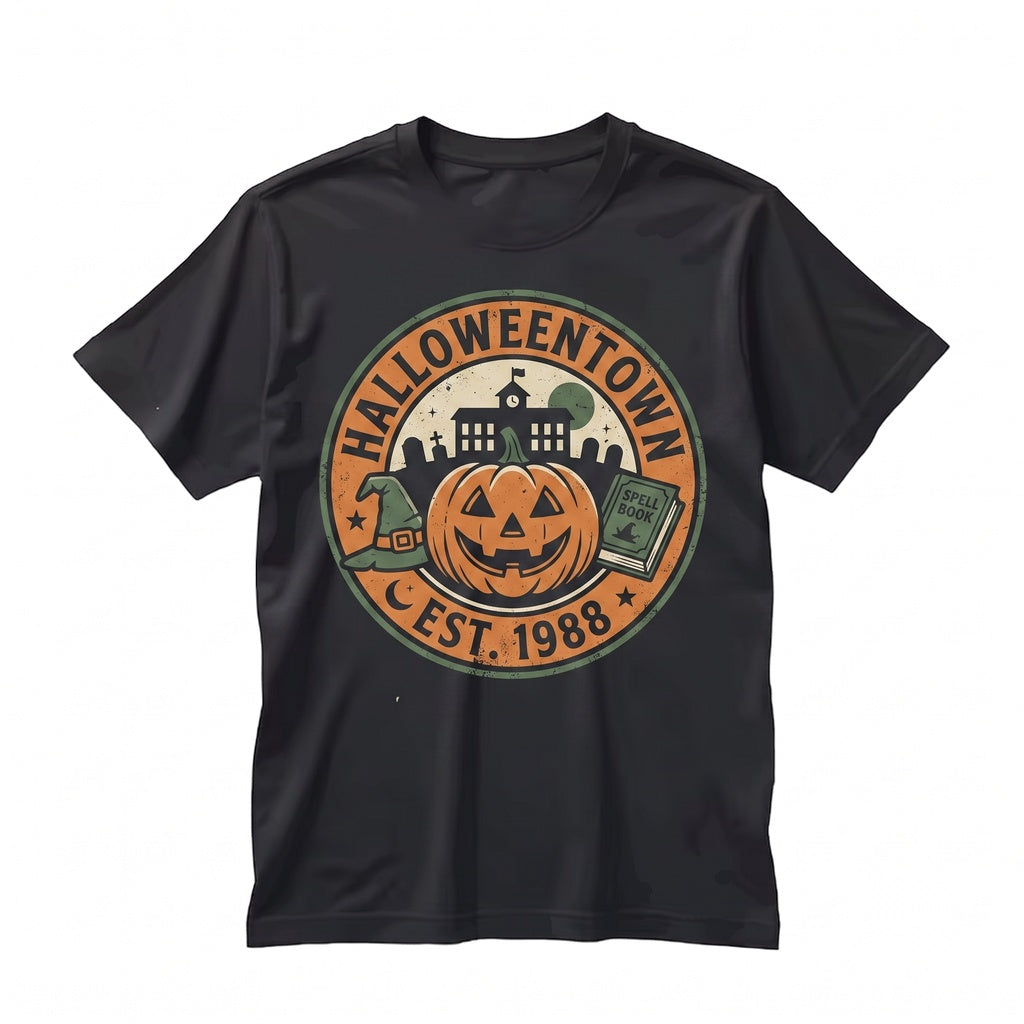 Vintage Halloweentown Retro Spooky Season Sweatshirt 90s Graphic Apparel Unisex TShirt