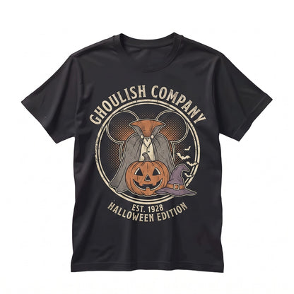 Spooky Magic Friends Pumpkin Graphic Fall Holiday Theme Park Unisex TShirt