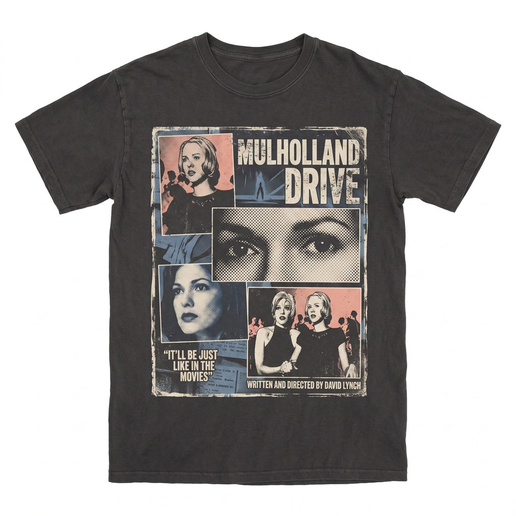 Mulholland Drive Retro Neo Noir Cult Mystery Cinema Graphic Unisex TShirt
