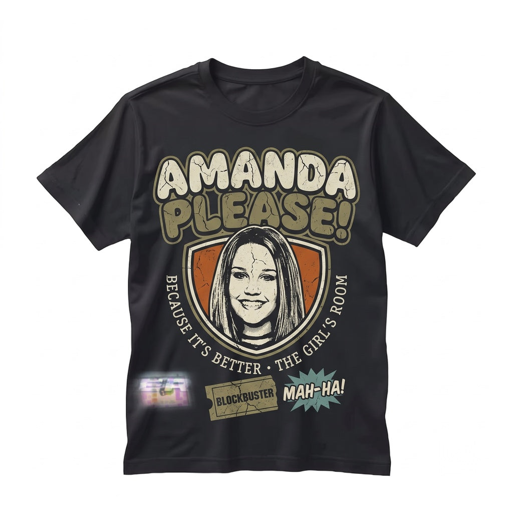Retro 90s Comedy TV Variety Sketch Series Amanda Funny Television Skit Graphic Unisex TShirt