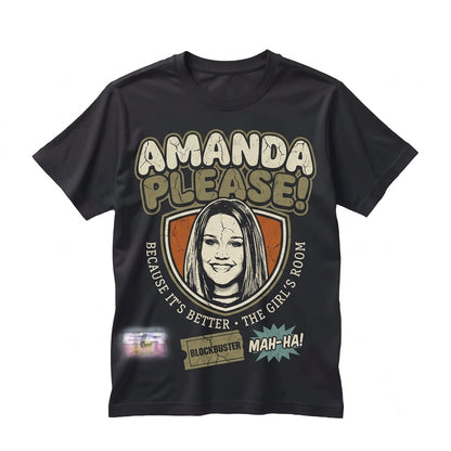 Retro 90s Comedy TV Variety Sketch Series Amanda Funny Television Skit Graphic Unisex TShirt