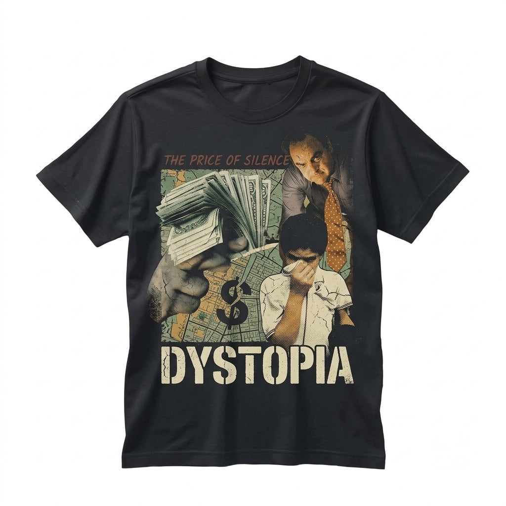 Dystopian Dark SciFi Graphic Unisex TShirt