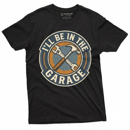 Funny Garage Mechanic Birthday Gift for Dad Husband Grandpa Car Lover Top Graphic Apparel, Unisex TShirt