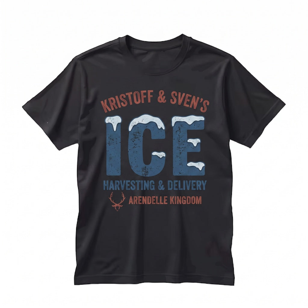Ice Harvesting Reindeer Delivery Magical Snowman Winter Kingdom Unisex TShirt