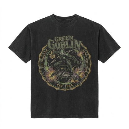 Vintage Green Goblin Graphic Comic Villain Retro Movie Apparel Unisex TShirt