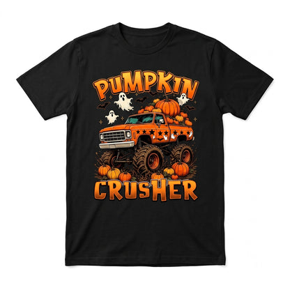Spooky Pumpkin Crusher Monster Truck Toddler Halloween Cute Boys Unisex TShirt