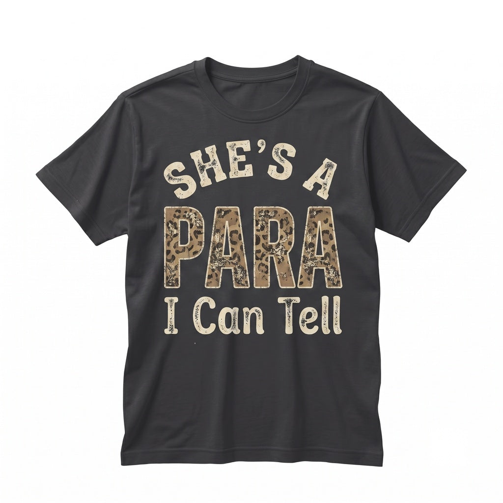 Shes A Paraprofessional I Can Tell Western Girly Teacher Aide Gift Funny Educator Apparel Unisex TShirt