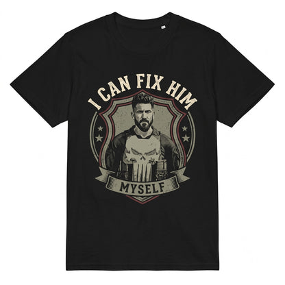 Vintage Frank Castle I Can Fix Him Funny Antihero Graphic Comic Meme Gift Unisex TShirt