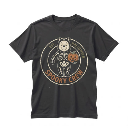 Vintage Character Halloween Lights Matching Family Vacation Spooky Season 2026 Theme Park Unisex TShirt