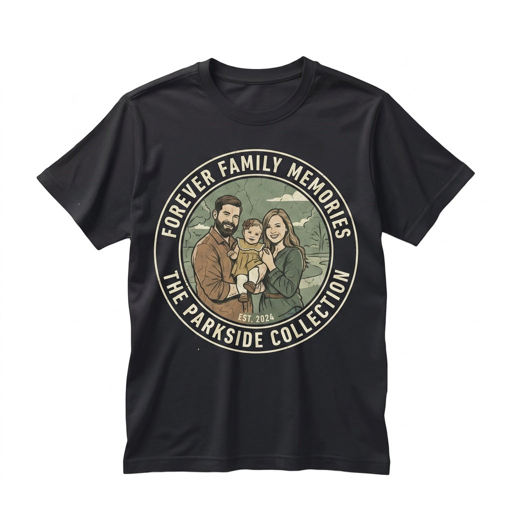 Custom Picture V-Neck Personalized Graphic Top Gift For Her Family Unisex TShirt