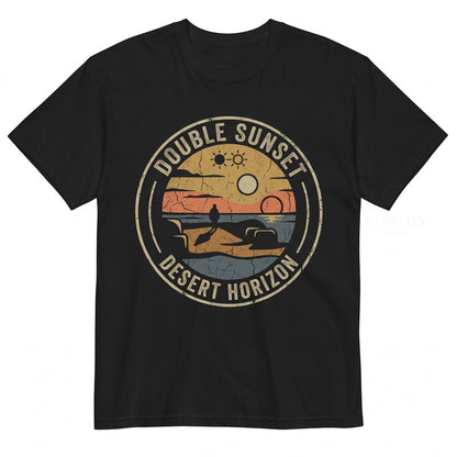 Vintage Painted A New Hope Sci-Fi Graphic Luke Skywalker Galactic Hero Retro Unisex TShirt
