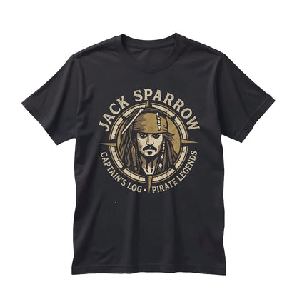 Vintage Pirate Captain Caribbean Theme Park Ride Graphic Unisex TShirt