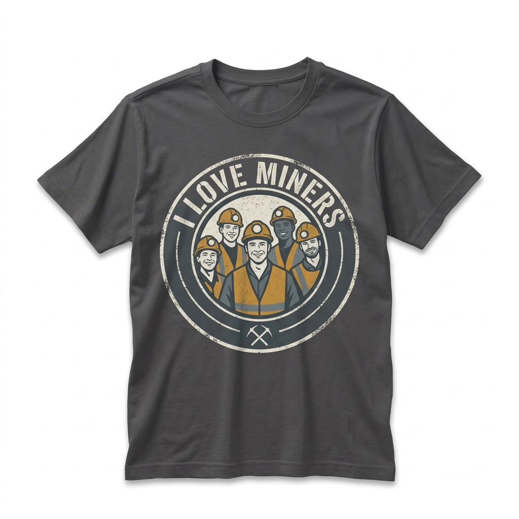 Coal Miner Love Mining Enthusiast Graphic Apparel FD Unisex TShirt