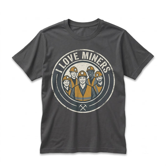 Coal Miner Love Mining Enthusiast Graphic Apparel FD Unisex TShirt