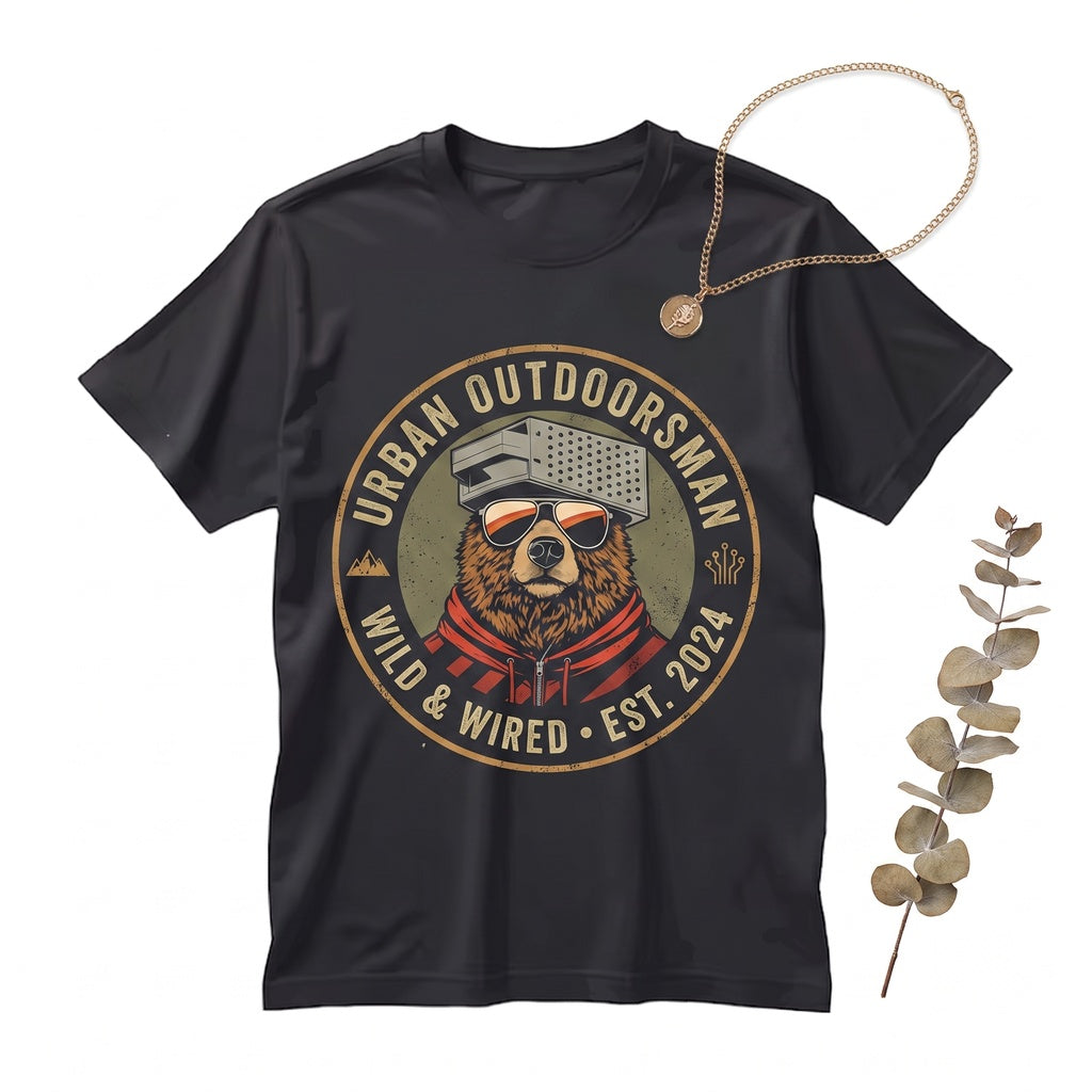 Funny Bear Cheese Grater Hat Kitchen Humor Chef Novelty Graphic Cotton Unisex TShirt