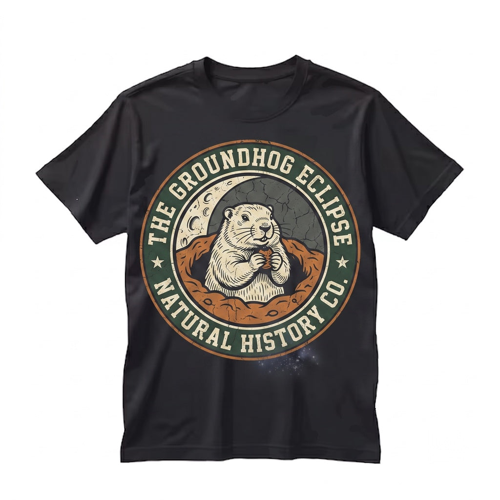 Three Retro Vintage Moon Prairie Dog Cute Funny Animal Rodent Graphic Gift Unisex TShirt