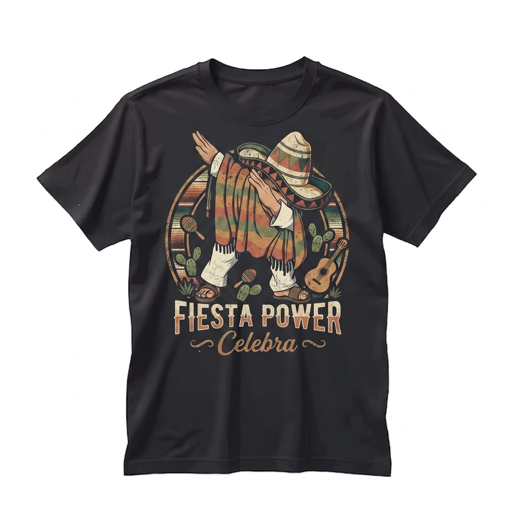 Dabbing Taco Cinco de Mayo Funny Fiesta Food Humor Mexican Party Graphic Apparel Unisex TShirt