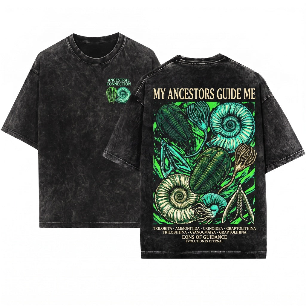 My Ancestors Guide Me Prehistoric Bug Unisex Wash T-Shirt
